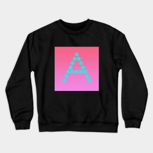 Letter A From Roses Crewneck Sweatshirt